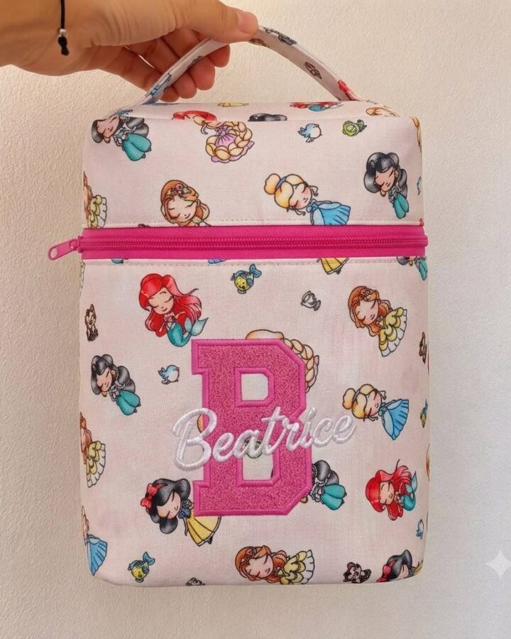 Borsina porta pranzo o merenda personalizzata